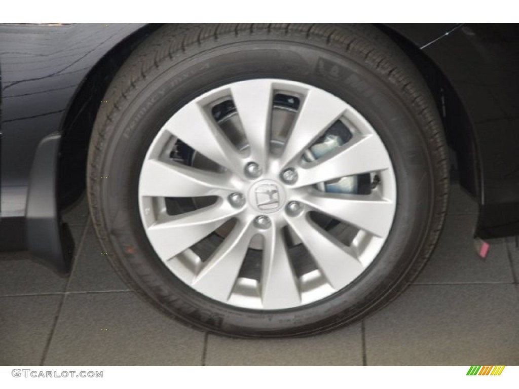 2014 Accord EX-L Sedan - Crystal Black Pearl / Black photo #3