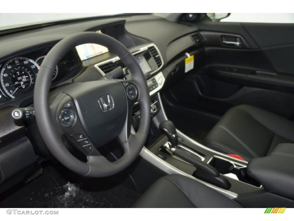 2014 Accord EX-L Sedan - Crystal Black Pearl / Black photo #9
