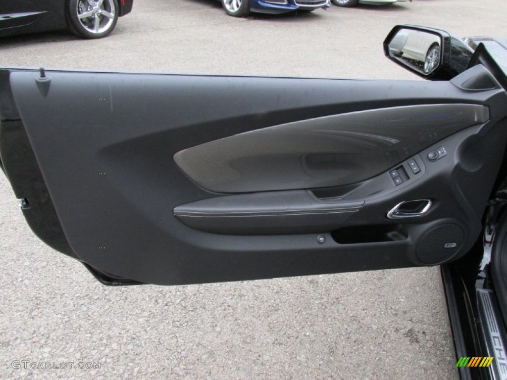 2015 Chevrolet Camaro SS/RS Coupe Black Door Panel Photo #98001151