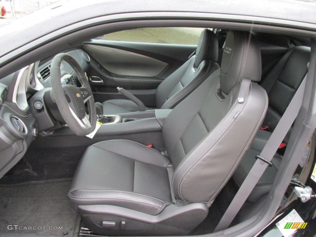 Black Interior 2015 Chevrolet Camaro SS/RS Coupe Photo #98001175