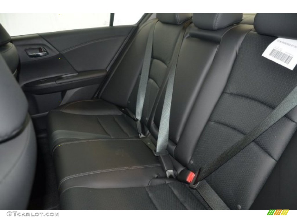 2014 Accord EX-L Sedan - Crystal Black Pearl / Black photo #27