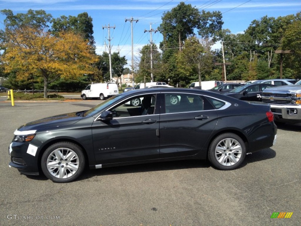 2015 Impala LS - Ashen Gray Metallic / Jet Black/Dark Titanium photo #3