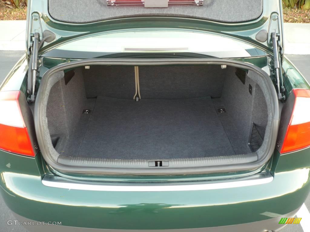 2002 A4 1.8T quattro Sedan - Goodwood Green Pearl Effect / Beige photo #9