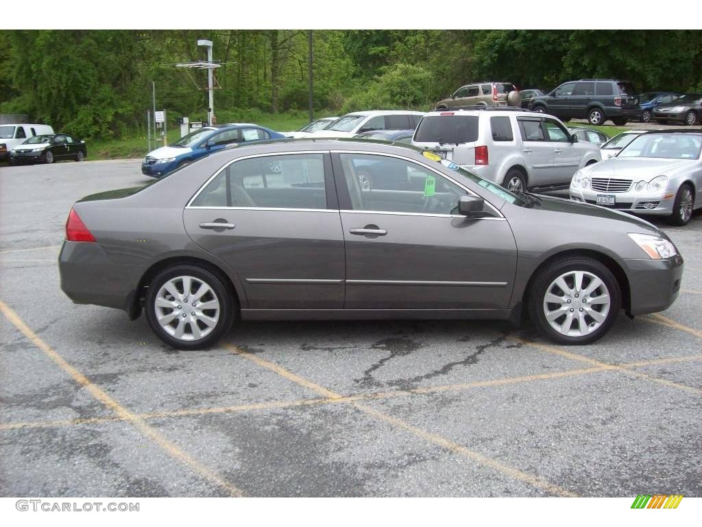 2006 Accord EX-L V6 Sedan - Carbon Bronze Pearl / Ivory photo #20