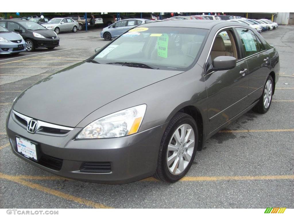 2006 Accord EX-L V6 Sedan - Carbon Bronze Pearl / Ivory photo #21