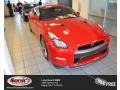 Solid Red 2014 Nissan GT-R Premium