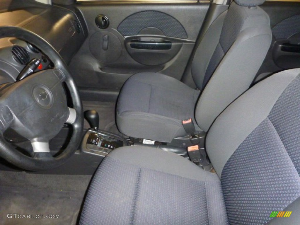 2006 Aveo LS Hatchback - Black / Charcoal photo #2