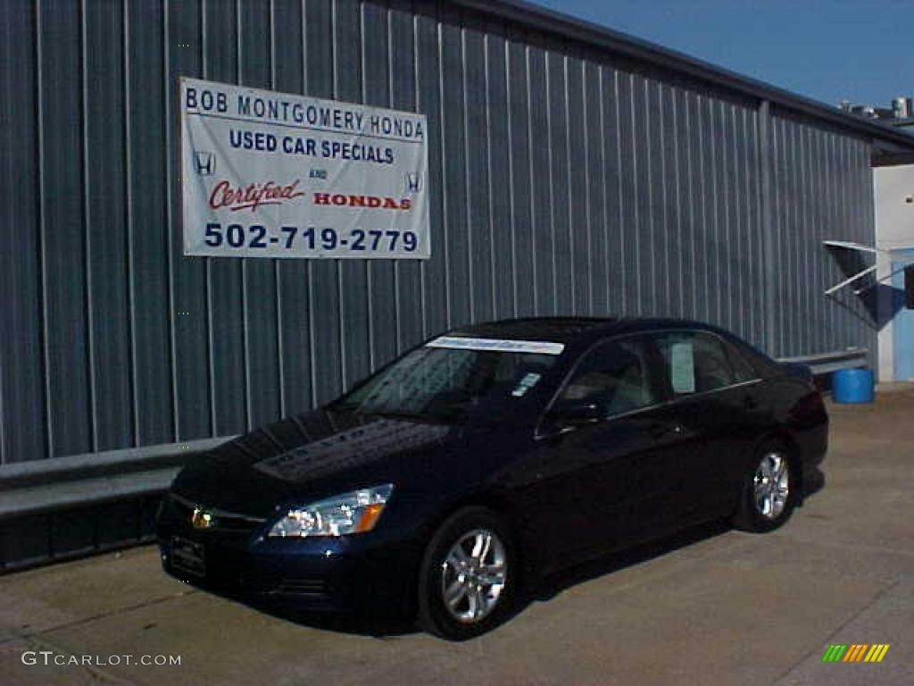 2006 Accord EX Sedan - Royal Blue Pearl / Gray photo #2