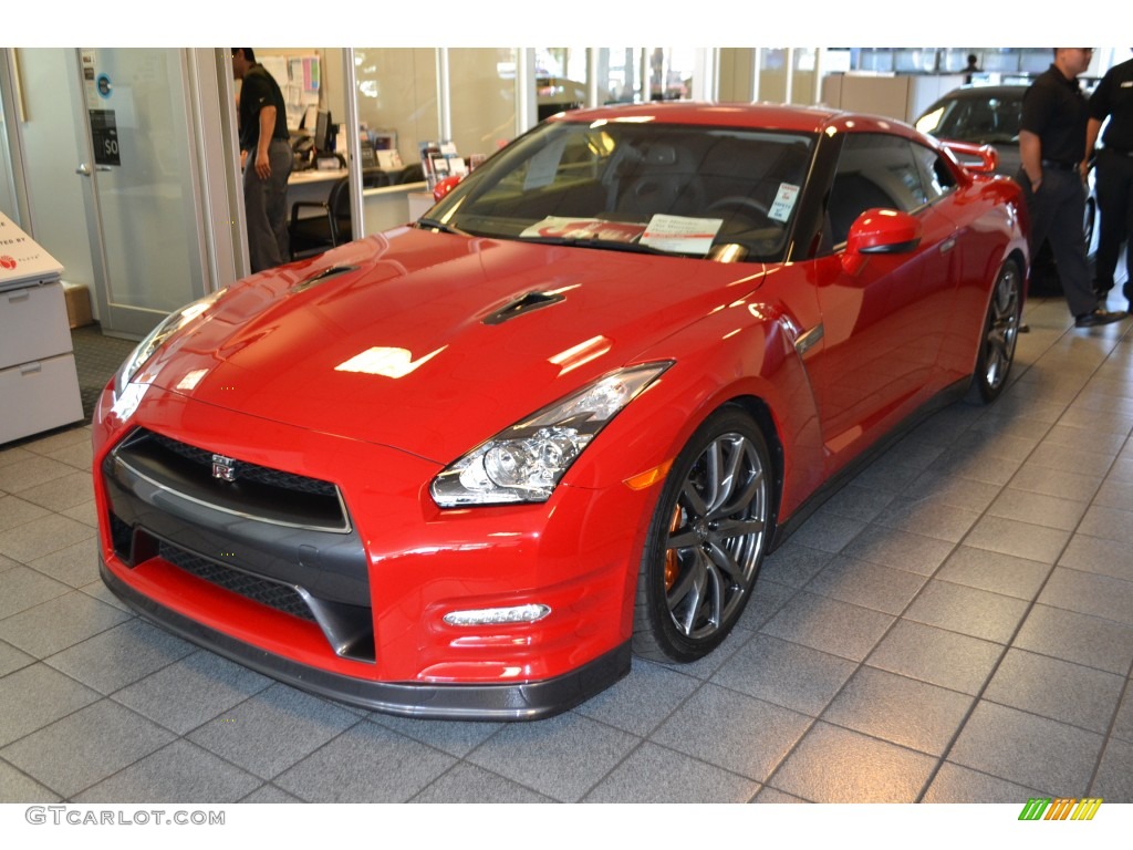 Solid Red 2014 Nissan GT-R Premium Exterior Photo #98004934