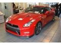 Solid Red 2014 Nissan GT-R Premium Exterior