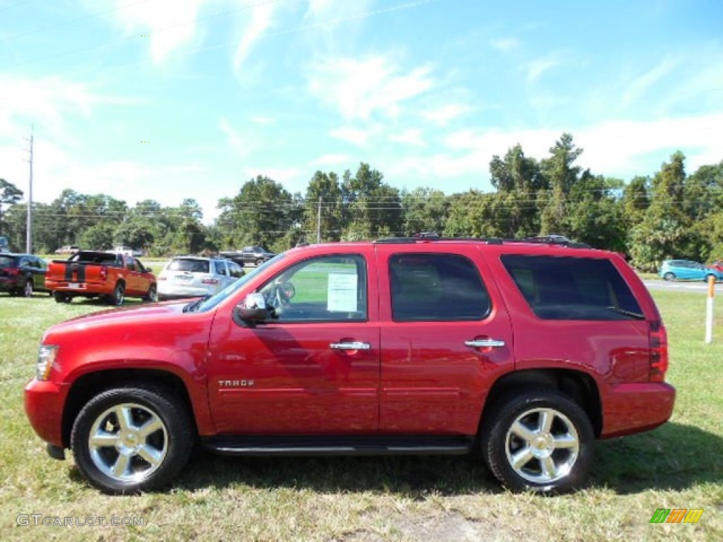 Crystal Red Tintcoat 2014 Chevrolet Tahoe LS Exterior Photo #98004964
