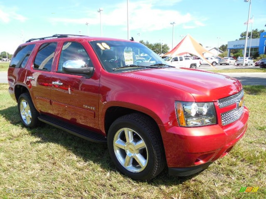 Crystal Red Tintcoat 2014 Chevrolet Tahoe LS Exterior Photo #98005183