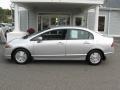 Alabaster Silver Metallic - Civic Hybrid Sedan Photo No. 4