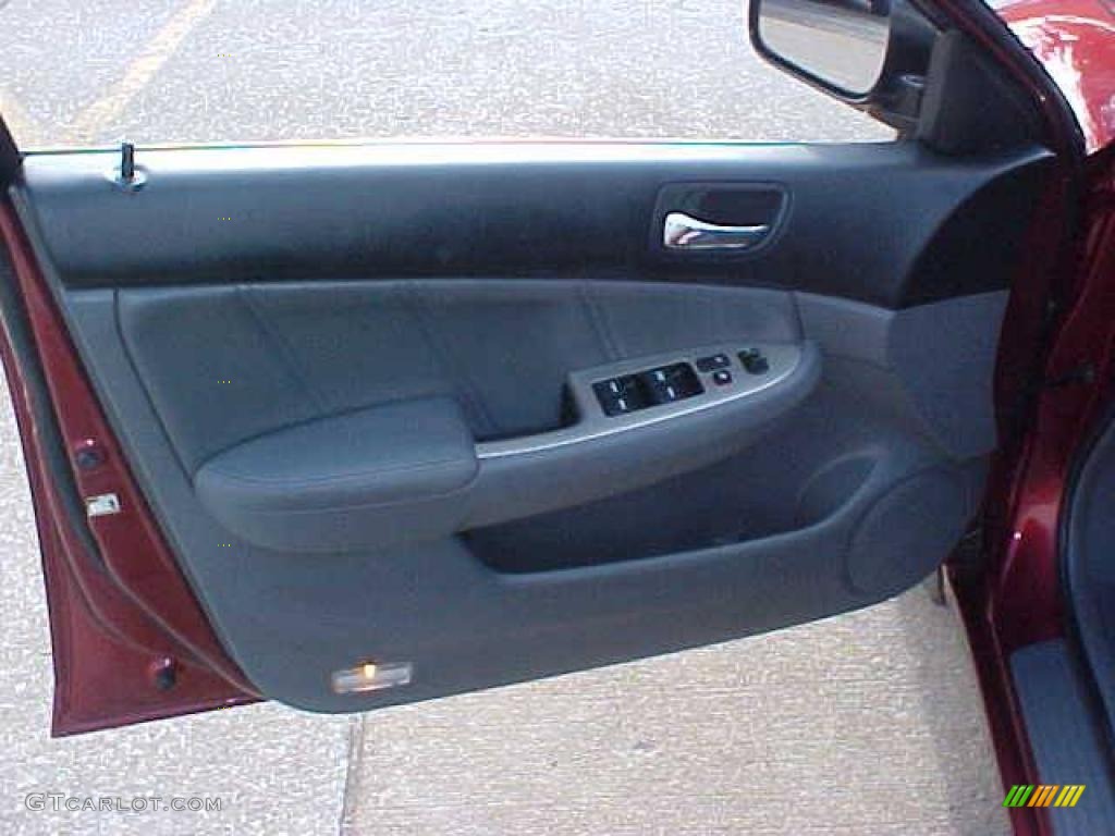 2006 Accord EX-L V6 Sedan - Redondo Red Pearl / Gray photo #8