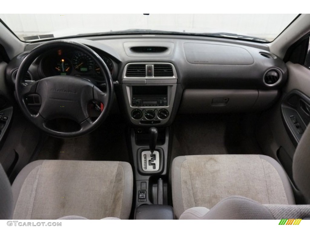 2002 Impreza Outback Sport Wagon - Platinum Silver Metallic / Gray photo #20