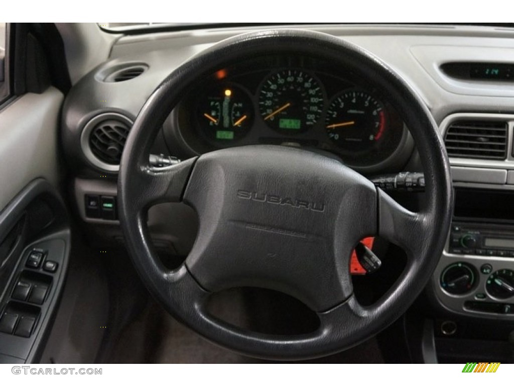 2002 Impreza Outback Sport Wagon - Platinum Silver Metallic / Gray photo #21