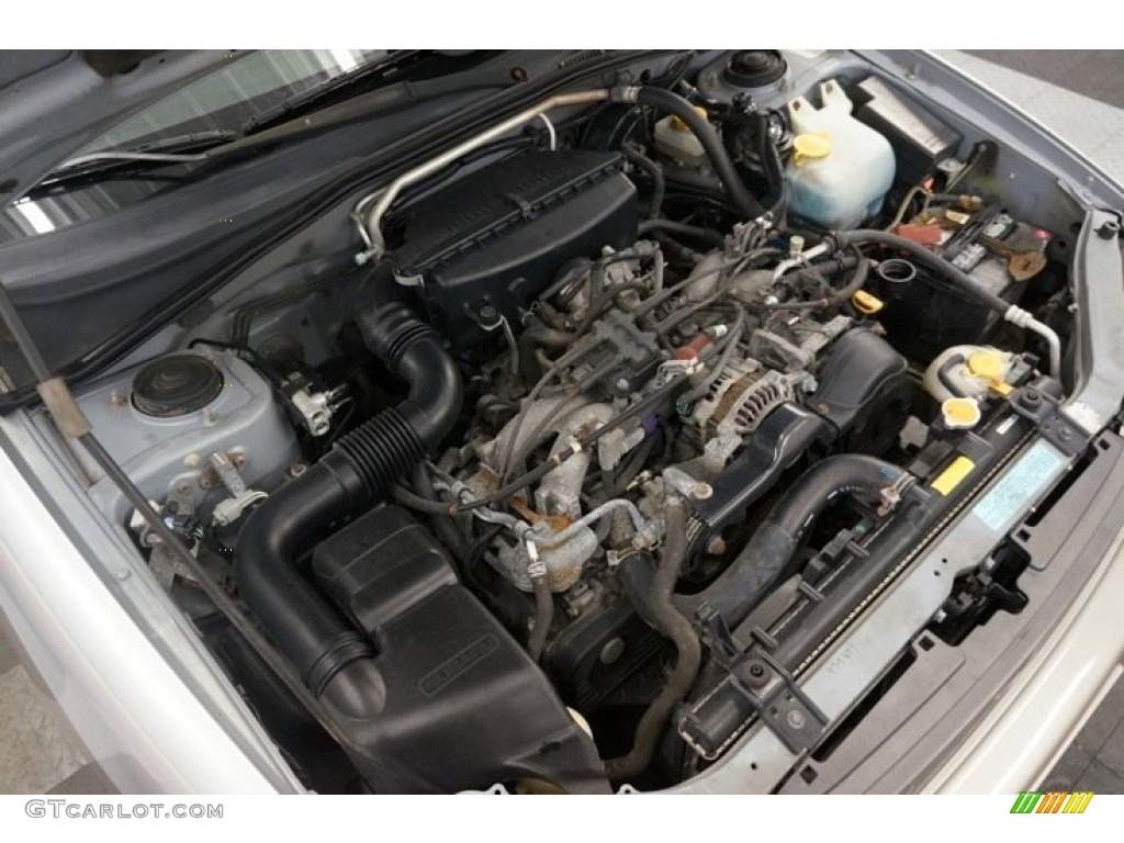 2002 Impreza Outback Sport Wagon - Platinum Silver Metallic / Gray photo #32