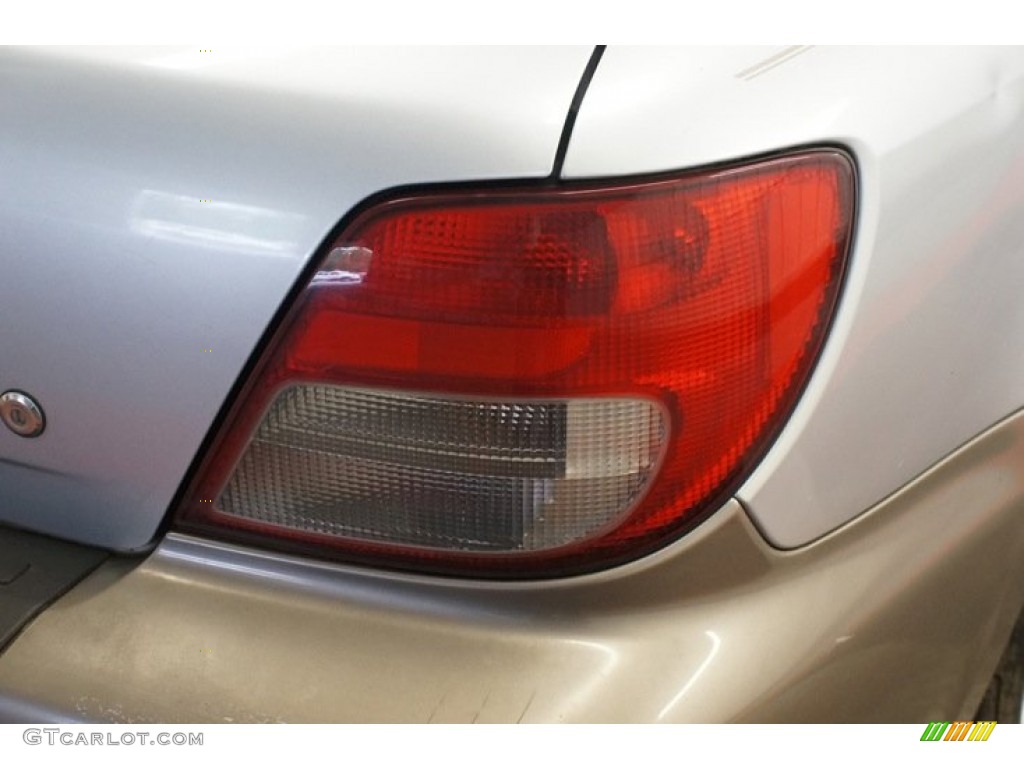 2002 Impreza Outback Sport Wagon - Platinum Silver Metallic / Gray photo #46