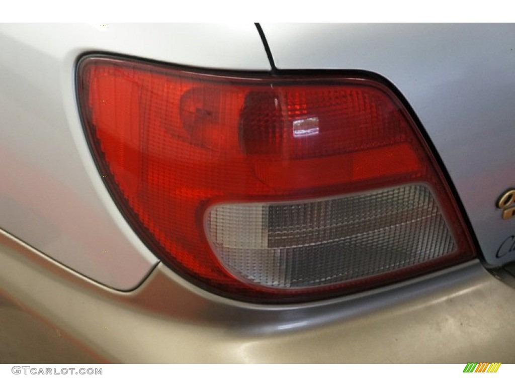 2002 Impreza Outback Sport Wagon - Platinum Silver Metallic / Gray photo #47