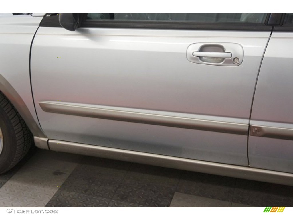 2002 Impreza Outback Sport Wagon - Platinum Silver Metallic / Gray photo #52