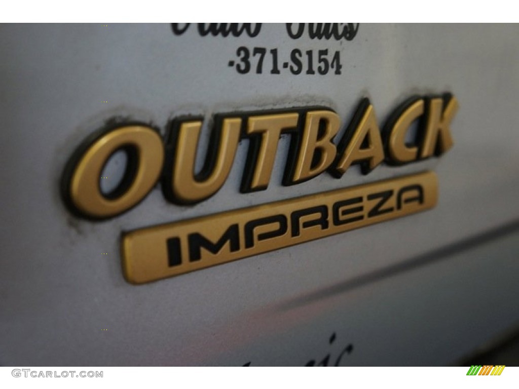 2002 Impreza Outback Sport Wagon - Platinum Silver Metallic / Gray photo #59