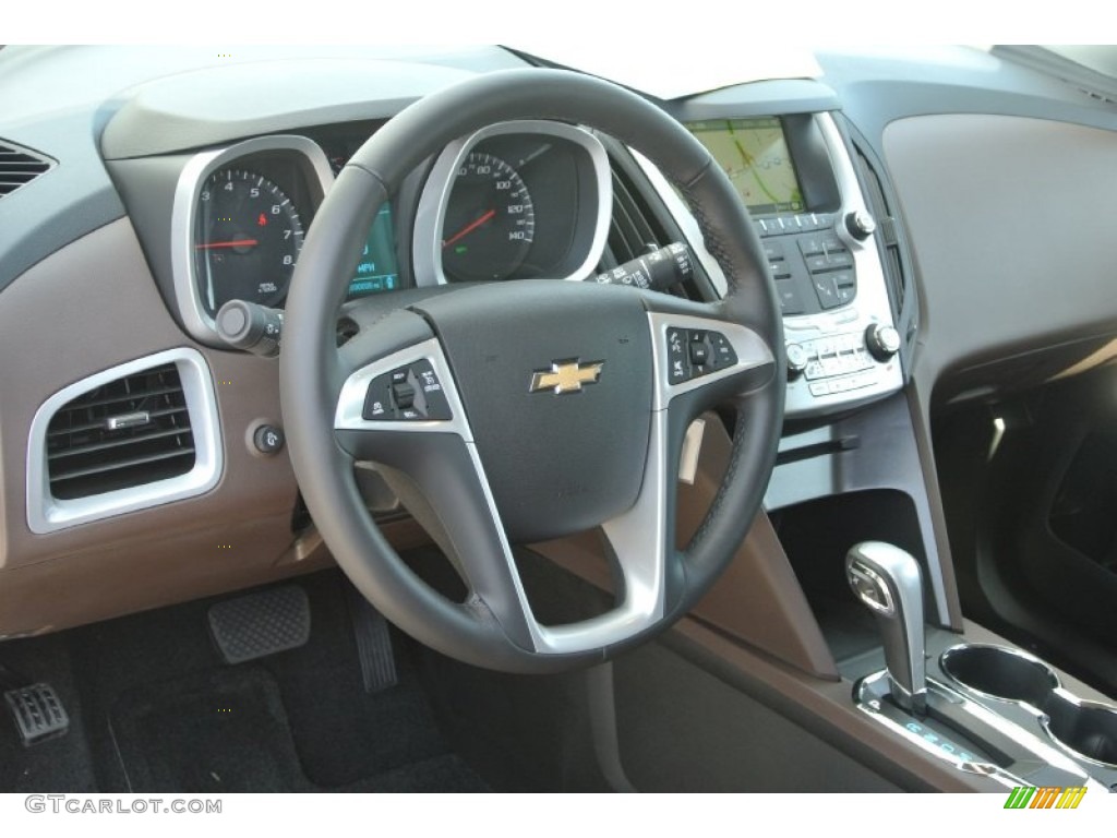 2015 Chevrolet Equinox LT Brownstone/Jet Black Dashboard Photo #98008579