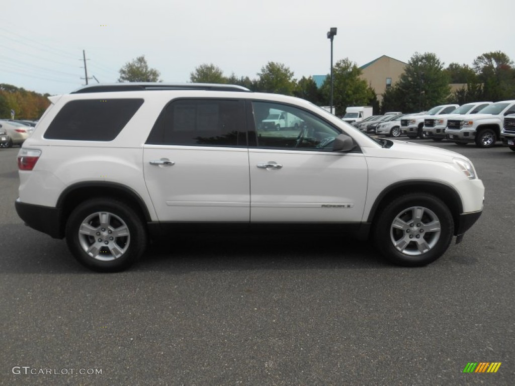 2008 Acadia SLE - Summit White / Ebony photo #6