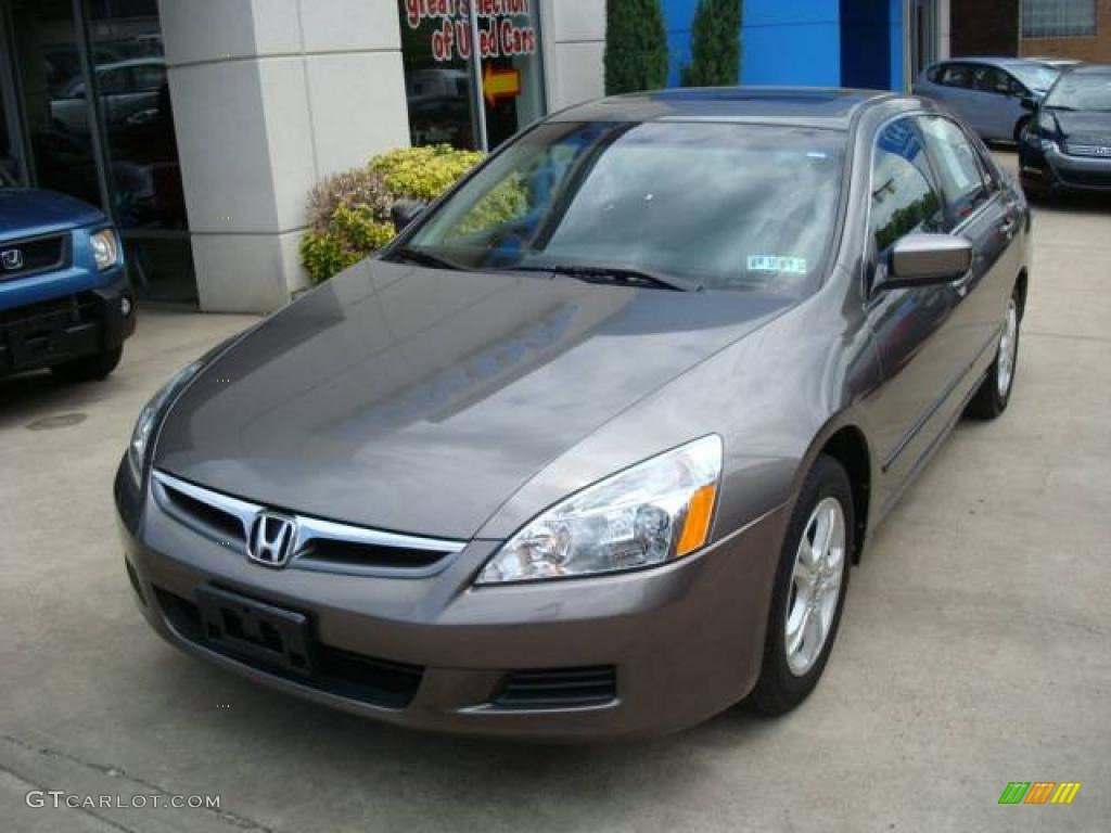 2006 Accord EX Sedan - Carbon Bronze Pearl / Black photo #7