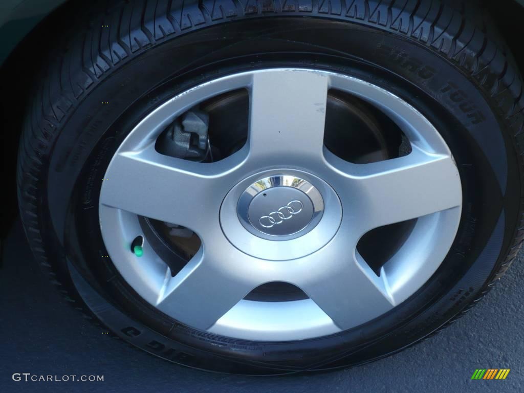 2002 A4 1.8T quattro Sedan - Goodwood Green Pearl Effect / Beige photo #24