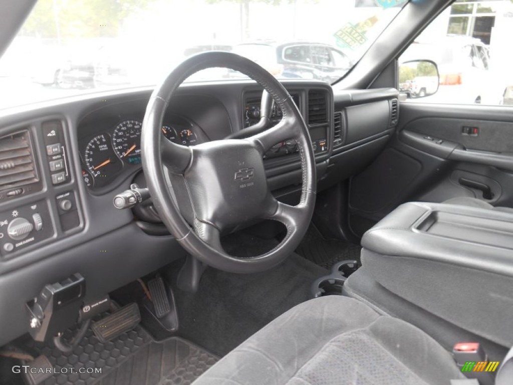 2002 Silverado 2500 LS Extended Cab 4x4 - Summit White / Graphite photo #11