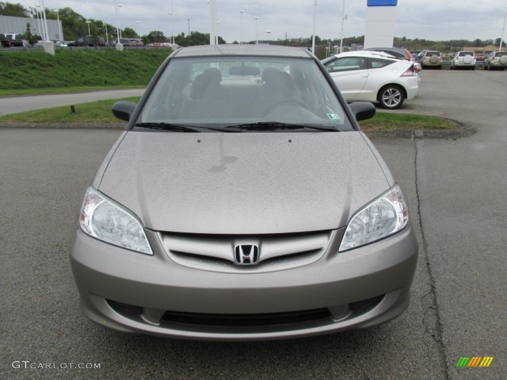 2004 Civic LX Sedan - Shoreline Mist Metallic / Ivory Beige photo #19