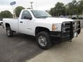 Summit White - Silverado 2500HD Regular Cab 4x4 Photo No. 2