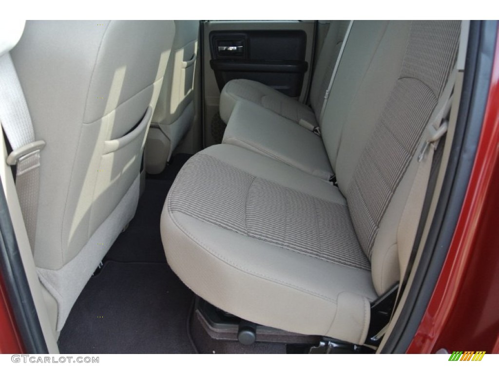 2011 Ram 1500 SLT Quad Cab - Flame Red / Light Pebble Beige/Bark Brown photo #19