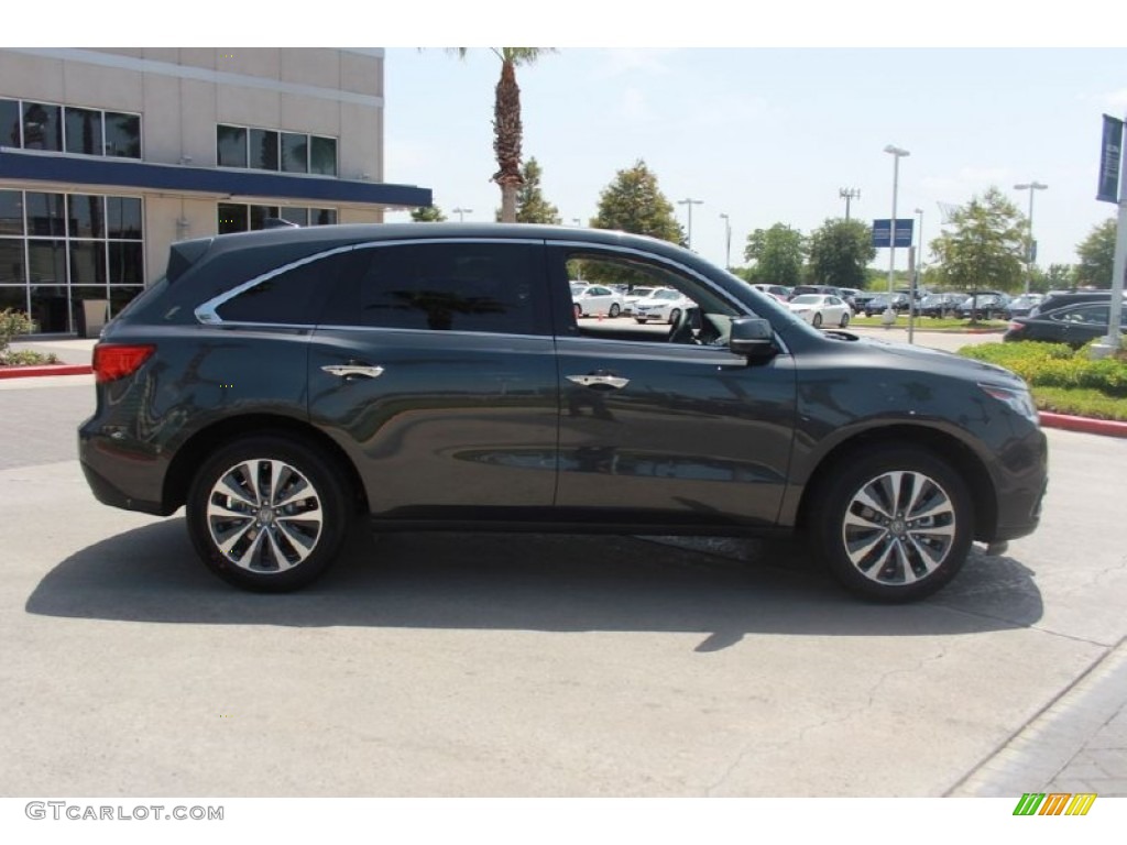 2015 MDX SH-AWD Technology - Graphite Luster Metallic / Graystone photo #8