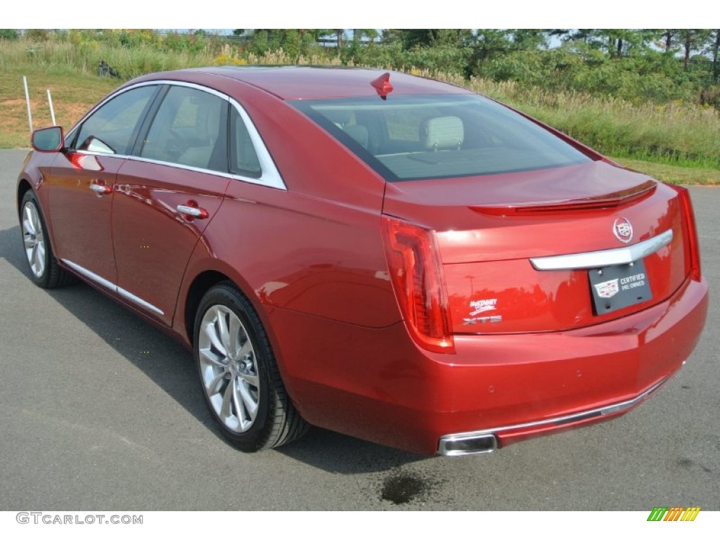 2013 XTS Luxury FWD - Crystal Red Tintcoat / Shale/Cocoa photo #4