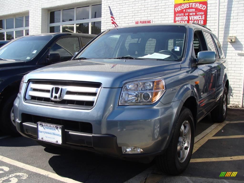 2006 Pilot EX-L 4WD - Steel Blue Metallic / Gray photo #1