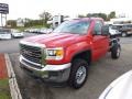 2015 Fire Red GMC Sierra 2500HD Regular Cab 4x4 Chassis  photo #1