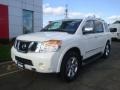 Blizzard White - Armada Platinum 4WD Photo No. 1