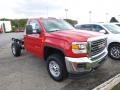 2015 Fire Red GMC Sierra 2500HD Regular Cab 4x4 Chassis  photo #3