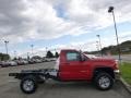 Fire Red - Sierra 2500HD Regular Cab 4x4 Chassis Photo No. 4