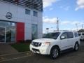 Blizzard White - Armada Platinum 4WD Photo No. 30