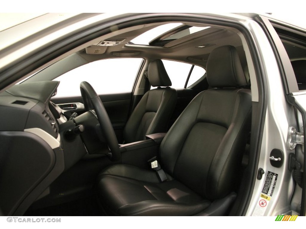 2012 CT 200h Hybrid Premium - Tungsten Silver Pearl / Black photo #7