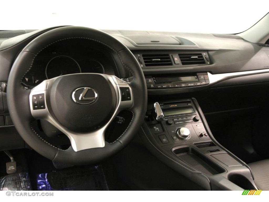 2012 CT 200h Hybrid Premium - Tungsten Silver Pearl / Black photo #8