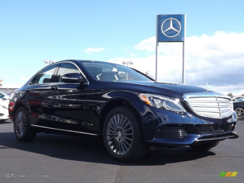 Lunar Blue Metallic 2015 Mercedes-Benz C 300 4Matic Exterior Photo #98017965