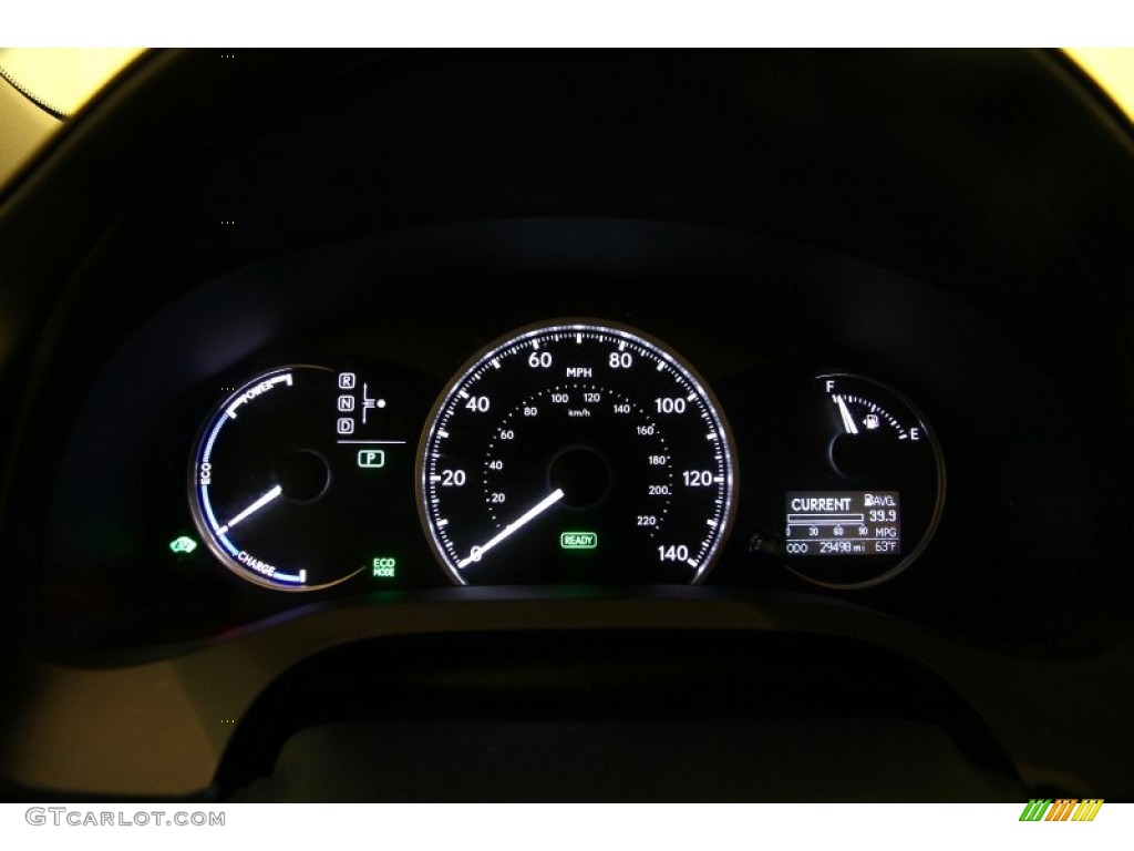 2012 CT 200h Hybrid Premium - Tungsten Silver Pearl / Black photo #11