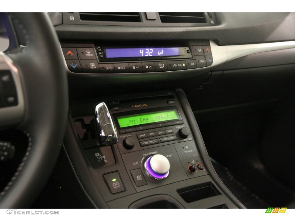 2012 CT 200h Hybrid Premium - Tungsten Silver Pearl / Black photo #15