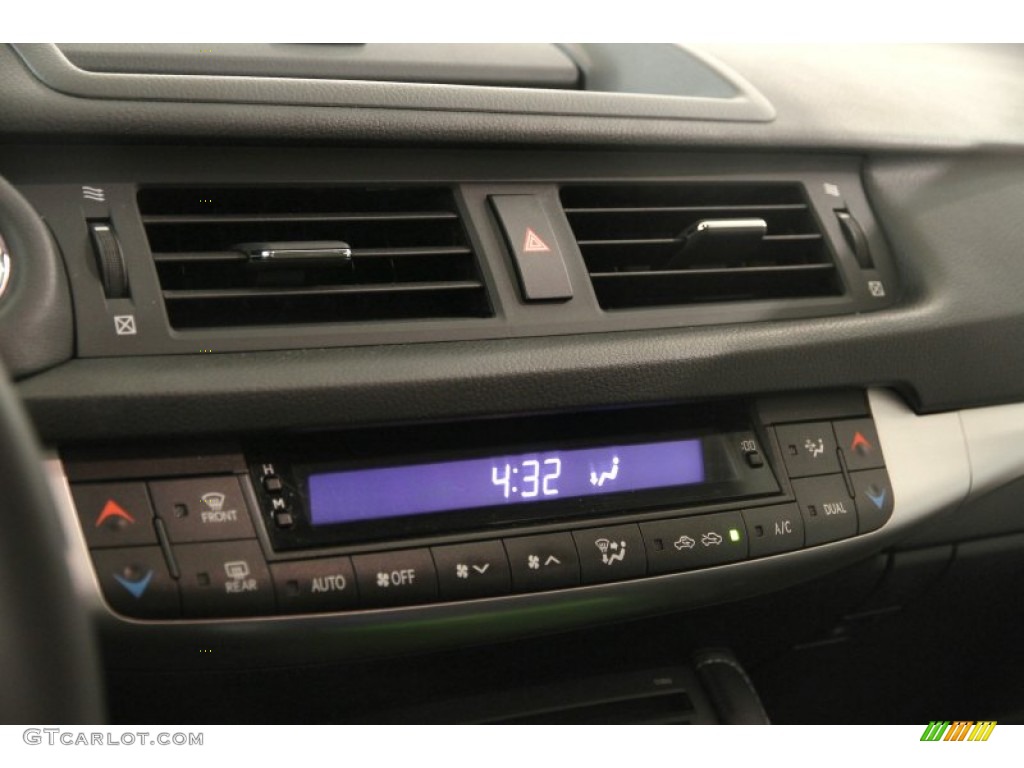 2012 CT 200h Hybrid Premium - Tungsten Silver Pearl / Black photo #16