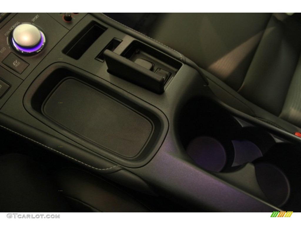 2012 CT 200h Hybrid Premium - Tungsten Silver Pearl / Black photo #18