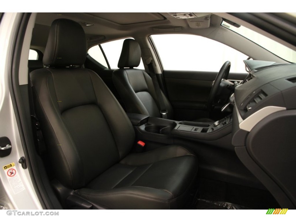 2012 CT 200h Hybrid Premium - Tungsten Silver Pearl / Black photo #20