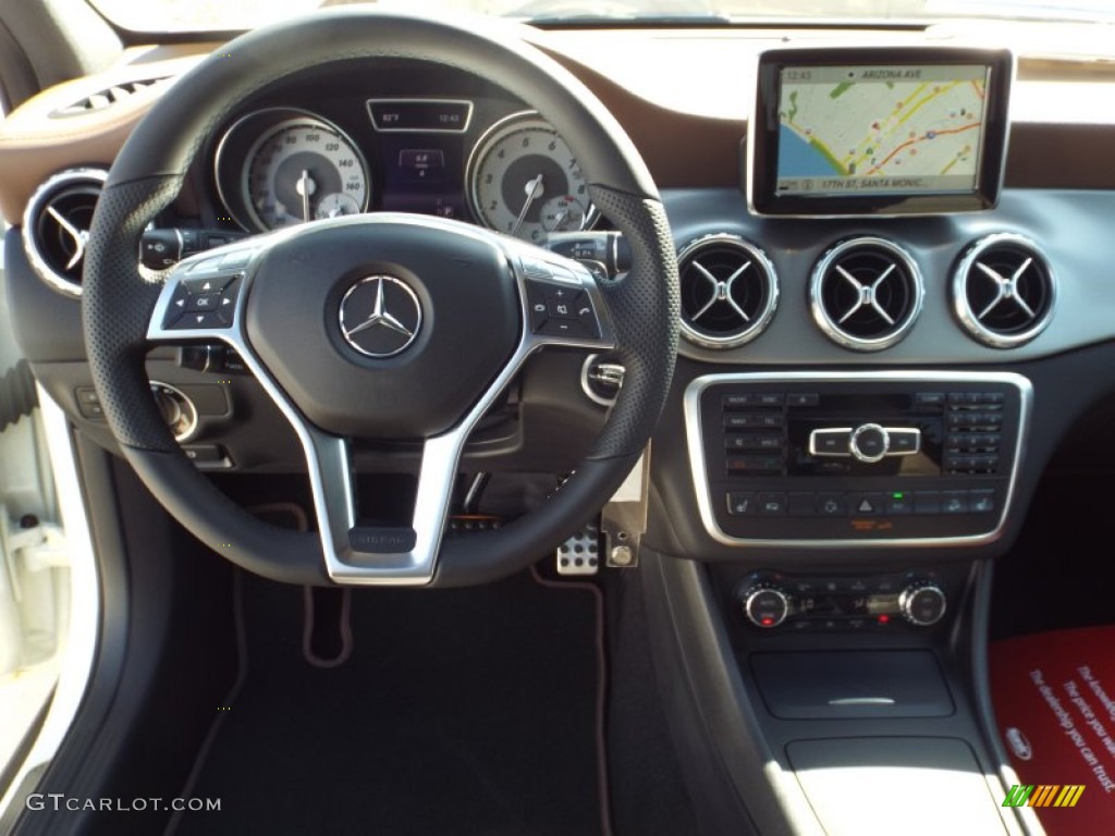 2015 GLA 250 4Matic - Cirrus White / Brown photo #9